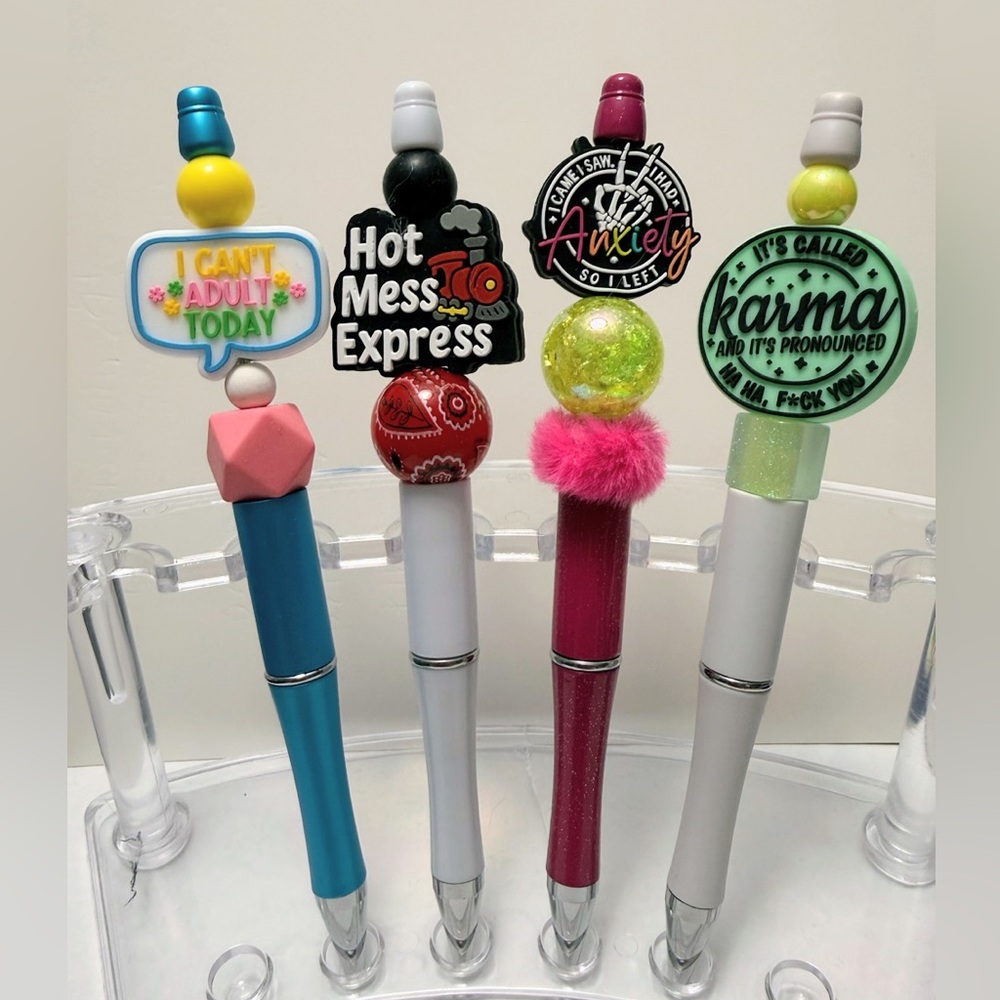 Snarky Beaded Pens